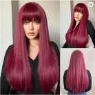 * ÚJ ÉRKEZÉS! ELEGÁNS BURGUNDI PARÓKA, EXTRA PRÉMIUM MINŐSÉG!