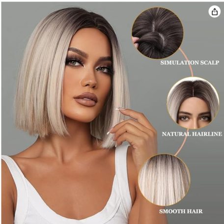  * ÚJ ÉRKEZÉS! SZŐKE KLEOPÁTRA OMBRE PARÓKA, EXTRA PRÉMIUM MINŐSÉG!