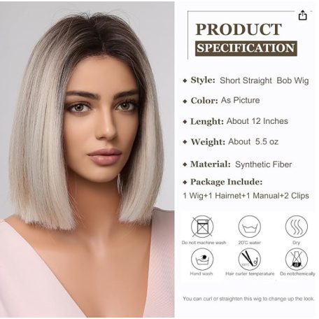  * ÚJ ÉRKEZÉS! SZŐKE KLEOPÁTRA OMBRE PARÓKA, EXTRA PRÉMIUM MINŐSÉG!