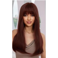   * ÚJ ÉRKEZÉS! SÖTÉTVÖRÖS KLEOPÁTRA PARÓKA, EXTRA PRÉMIUM MINŐSÉG