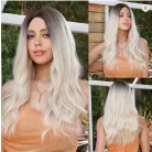  * ÚJ ÉRKEZÉS! PLATINASZŐKE OMBRE PARÓKA, EXTRA PRÉMIUM MINŐSÉG!