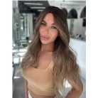 * ÚJ ÉRKEZÉS! VILÁGOSBARNA, DIVATOSAN MELÍROS PARÓKA, EXTRA PRÉMIUM MINŐSÉG!