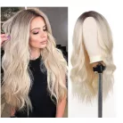  * ÚJ ÉRKEZÉS! GYÖNYÖRŰ PLATINASZŐKE VÍZHULLÁMOS OMBRE PARÓKA, EXTRA PRÉMIUM MINŐSÉG!