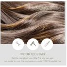 * ÚJ ÉRKEZÉS! SÖTÉT MÉLYBARNA PARÓKA, EXTRA PRÉMIUM MINŐSÉG!