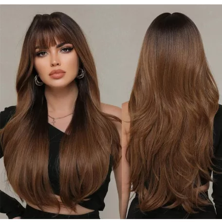 * ÚJ ÉRKEZÉS! CSOKIBARNA KLEOPÁTRA PARÓKA, EXTRA PRÉMIUM MINŐSÉG!