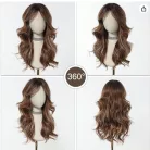 * ÚJ ÉRKEZÉS! CSOKIBARNA ENYHÉN MELÍROS PARÓKA, EXTRA PRÉMIUM MINŐSÉG!