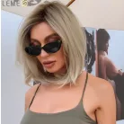 TERMÉSZETES-SZŐKE OMBRE KLEOPÁTRA PARÓKA, VALÓDI HAJ FELHASZNÁLÁSÁVAL! 