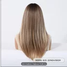 BABI 9/B, NAGYON SZÉP VILÁGOSEBARNA  MODERN PARÓKA, VALÓDI HAJ FELHASZNÁLÁSÁVAL