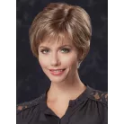 70a, ELEGÁNS SÖTÉT-SZŐKE PARÓKA, PRÉMIUM MINŐSÉG!