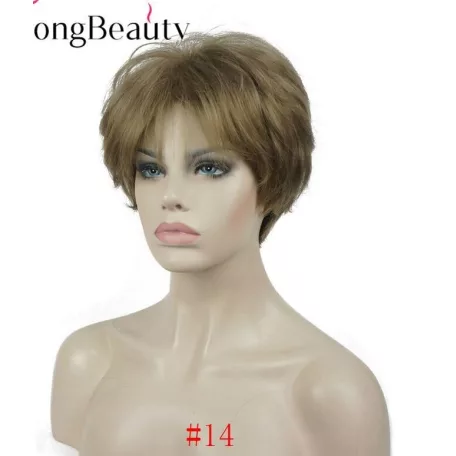 70a, ELEGÁNS SÖTÉT-SZŐKE PARÓKA, PRÉMIUM MINŐSÉG!