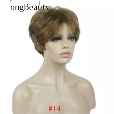 70a, ELEGÁNS SÖTÉT-SZŐKE PARÓKA, PRÉMIUM MINŐSÉG!