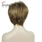 70a, ELEGÁNS SÖTÉT-SZŐKE PARÓKA, PRÉMIUM MINŐSÉG!