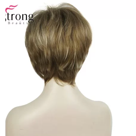 70a, ELEGÁNS SÖTÉT-SZŐKE PARÓKA, PRÉMIUM MINŐSÉG!