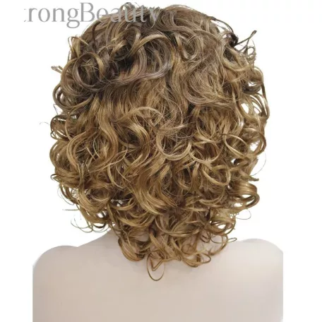 EMILY 2, KÜLÖNLEGES, NAGYON SZÉP ARANYBARNA PARÓKA, VALÓDI HAJ FELHASZNÁLÁSÁVAL