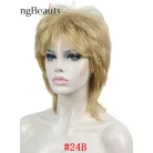 VÖRÖSES-SZŐKE, DIVATOSAN VÁGOTT MODERN PARÓKA, VALÓDI HAJ FELHASZNÁLÁSÁVAL! 