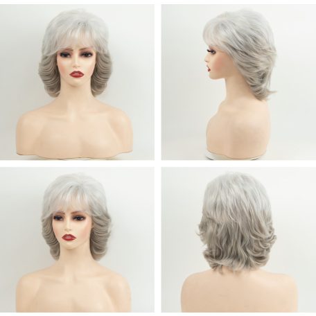 133. ELEGÁNS SASSON VÁGÁSÚ PARÓKA (Paula Deen replica), SZÉP DÚS, PRÉMIUM MINŐSÉG