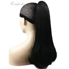   45 cm. MEGFORDÍTHATÓ, FONHATÓ LÓFAROK, KROKODIL CSATON, FEKETE