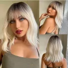 ADRIENN11.KÜLÖNLEGESEN SZÉP VANÍLIASZŐKE, DIVATOS OMBRE PARÓKA, VALÓDI HAJ FELHASZNÁLÁSÁVAL!