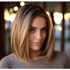   RÉKA, MODERN VILÁGOSBARNA OMBRE PARÓKA, VALÓDI HAJ FELHASZNÁLÁSÁVAL! (Esmee)