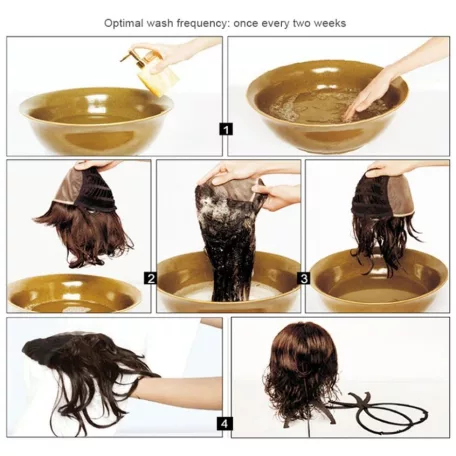 RÉKA, MODERN VILÁGOSBARNA OMBRE PARÓKA, VALÓDI HAJ FELHASZNÁLÁSÁVAL! (Esmee)