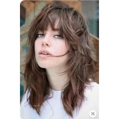   ELEGÁNS, CSOKIBARNA DIVATOSAN TÉPETT PARÓKA, VALÓDI HAJ FELHASZNÁLÁSÁVAL! 