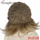 ELEGÁNS, CSOKIBARNA DIVATOSAN TÉPETT PARÓKA, VALÓDI HAJ FELHASZNÁLÁSÁVAL! 