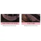 ELEGÁNS, CSOKIBARNA DIVATOSAN TÉPETT PARÓKA, VALÓDI HAJ FELHASZNÁLÁSÁVAL! 