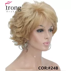   NELLI 2. ELEGÁNS EPERSZŐKE PARÓKA, VALÓDI HAJ FELHASZNÁLÁSÁVAL