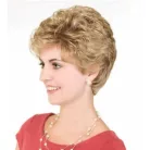 121, TERMÉSZETES-SZŐKE RÖVID, HULLÁMOS PARÓKA, PRÉMIUM MINŐSÉG!