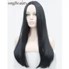 10b, EXTRA ELEGÁNS DIVATOS, FEKETE PARÓKA, 60 cm.PRÉMIUM MINŐSÉG!