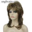 EMILY, FIATALOS, MODERN VILÁGOSBARNA COLOR MIX PARÓKA, VALÓDI HAJ FELHASZNÁLÁSÁVAL