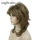 EMILY, FIATALOS, MODERN VILÁGOSBARNA COLOR MIX PARÓKA, VALÓDI HAJ FELHASZNÁLÁSÁVAL