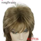 EMILY, FIATALOS, MODERN VILÁGOSBARNA COLOR MIX PARÓKA, VALÓDI HAJ FELHASZNÁLÁSÁVAL