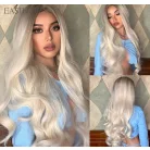 PLATINASZŐKE HOSSZÚ OMBRE PARÓKA, VALÓDI HAJ FELHASZNÁLÁSÁVAL!