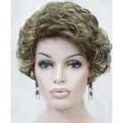 104A, DAUEROLT HATÁSÚ, ENYHÉN MELÍROZOTT VILÁGOS-BARNA PARÓKA, PRÉMIUM MINŐSÉG!