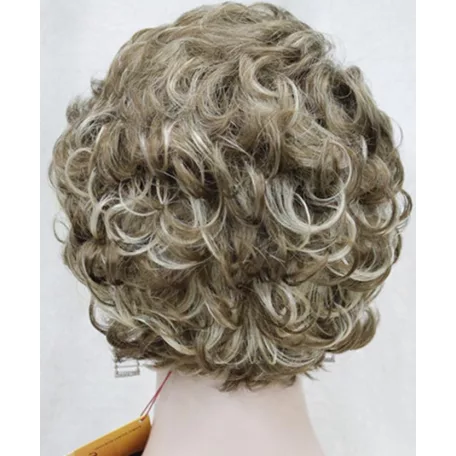 104A, DAUEROLT HATÁSÚ, ENYHÉN MELÍROZOTT VILÁGOS-BARNA PARÓKA, PRÉMIUM MINŐSÉG!