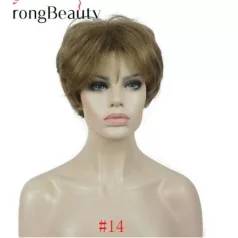   ADÉL 2/B, DIVATOS, VILÁGOS-BARNA ELEGÁNS PARÓKA, MELÍR NÉLKÜL, VALÓDI HAJ FELHASZNÁLÁSÁVAL!