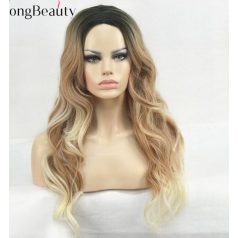   83, KÜLÖNLEGESEN SZÉP HOSSZÚ, SÖTÉT-SZŐKE COLOR MIX PARÓKA, PRÉMIUM MINŐSÉG!