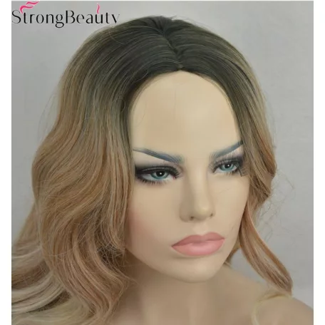 83, KÜLÖNLEGESEN SZÉP HOSSZÚ, SÖTÉT-SZŐKE COLOR MIX PARÓKA, PRÉMIUM MINŐSÉG!