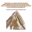 11/F, PILLANGÓ HULLÁMOS, KÜLÖNLEGESEN SZÉP, DIVATOS SZŐKE OMBRE PARÓKA,VALÓDI HAJ FELHASZNÁLÁSÁVAL