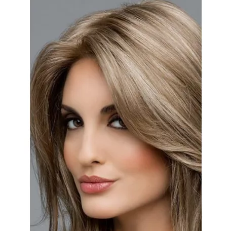 RAMÓNA, ELEGÁNS SÖTÉTSZŐKE PARÓKA, VALÓDI HAJ FELHASZNÁLÁSÁVAL! 