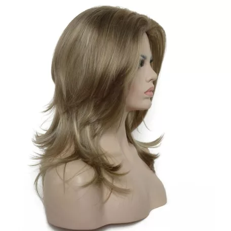 RAMÓNA, ELEGÁNS SÖTÉTSZŐKE PARÓKA, VALÓDI HAJ FELHASZNÁLÁSÁVAL! 