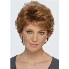   59, EGYSZERŰ RÖVID, VILÁGOS-BARNA NŐIES PARÓKA, PRÉMIUM MINŐSÉG