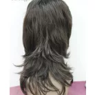 8, SÖTÉT MÉLYBARNA MODERN PARÓKA, SZÉP DÚS, PRÉMIUM MINŐSÉG