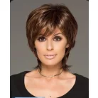 CSOKIBARNA KLASSZIKUS FRIZURA, VALÓDI HAJ FELHASZNÁLÁSÁVAL! 