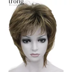   CSOKIBARNA KLASSZIKUS FRIZURA, VALÓDI HAJ FELHASZNÁLÁSÁVAL! 