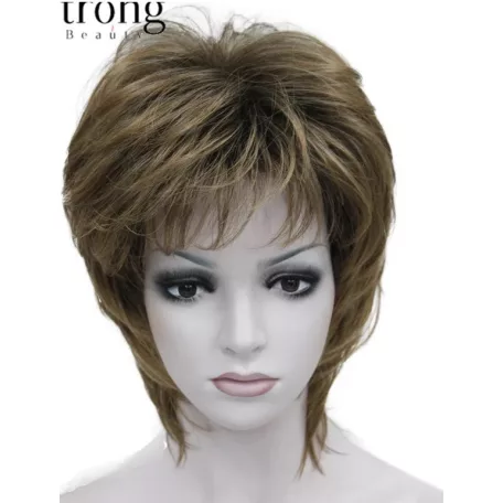 CSOKIBARNA KLASSZIKUS FRIZURA, VALÓDI HAJ FELHASZNÁLÁSÁVAL! 