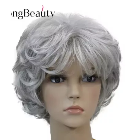 27, DAUEROLT HATÁSÚ RÖVID ŐSZ DIVATOS PARÓKA, PRÉMIUM MINŐSÉG!