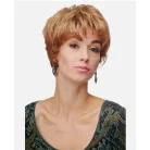 19, VILÁGOS-BARNA, SELYEM FÉNYŰ PARÓKA