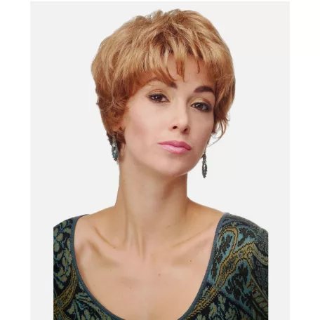 19, VILÁGOS-BARNA, SELYEM FÉNYŰ PARÓKA